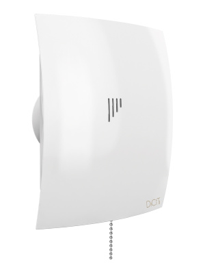 Вентилятор накладной BREEZE D125 обр.клапан тяг.выкл. DICITI