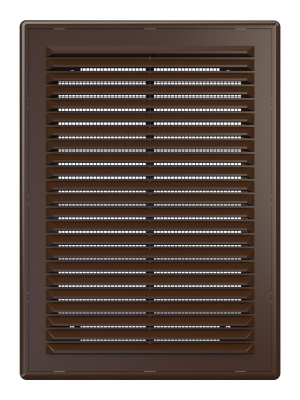 Решетка вентиляционная Р сетка разъемная 185х255 пластик Brown ERA