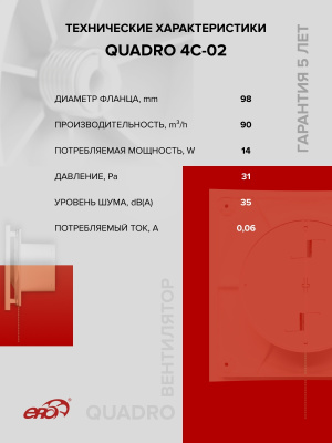 Соединитель SK D125 пластик ERA