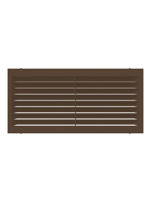 Решетка вентиляционная С 171х81 пластик Brown ERA